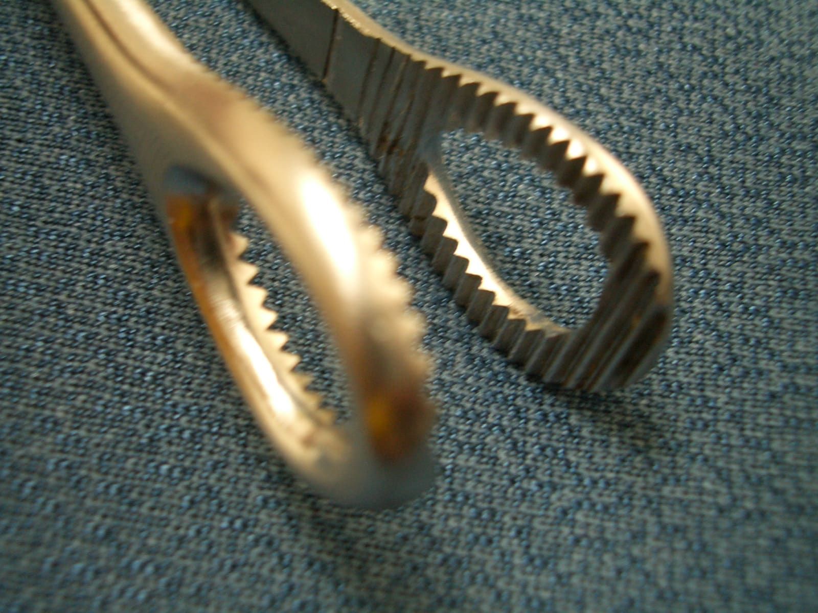 Towel clips, sponge holding forceps